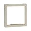 Central plate for emergency light insert, white, glossy, System M thumbnail 2