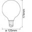 SMART+ Filament Globe Dimmable 52 6 W/2400 K E27 thumbnail 3