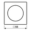 Centre plate with knob for rotary dimmer thumbnail 4