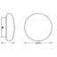 SMART+ WIFI ORBIS WALL AQUA Round 200mm TW thumbnail 5