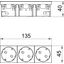 STD-D3SC AL3 Socket 33°, triple protective contact, Connect 45 250V, 10/16A thumbnail 2