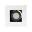 MIRORA GU10 SURFACE GU10 250V IP20 145X145X85mm WHITE BLACK square regulated eye thumbnail 1