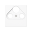 Centre plate for SAT-TV socket A561PLSATWW thumbnail 2