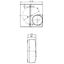 Room controller radio transmitter 868 MHz, analog temperature setting, battery operation. thumbnail 2