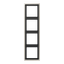 Cover frame 4-gang, 81 mm, steel thumbnail 3