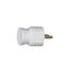 2P+E plug - 16 A - German std - plastic side outlet - white - bulk thumbnail 1