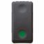 PUSH-BUTTON 1P 250V ac - NO 10A - AUXILIARES CONTACT NC - START - SYMBOL GREEN - 1 MODULE - SYSTEM BLACK thumbnail 2