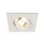 NEW TRIA I GU10 downlight, max. 50W, angular, alu, white thumbnail 1