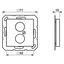 Centre plate f.Hifi socket A562SW thumbnail 4