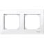 M-Plan frame, 2-gang, active white, glossy thumbnail 2