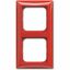 1722-917 Cover Frame Busch-balance® SI red RAL 3020 thumbnail 1