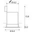 CONTONE IP44, 16W, 890lm, 2000-3000K dimm, round, white thumbnail 1