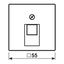 Centre plate for modular jack socket A569-1BFPLUA thumbnail 4