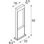 FLATT 60 400lm 3000/4000K 230V IP65 anthracite thumbnail 1