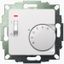 UP room controller, RAL9016 glossy 50x50, 5-30C, AC 24V, 1 opener 10 A at DC 24 V 100 W, temperature reduction approx. 4K thumbnail 1