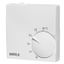 Active white room controller extra flat, 5-30C, AC 230V, 1 changeover contact, 5/5 A, heating/cooling switch, RAL 9016 thumbnail 1