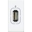 USB socket LivingLight 1 module white thumbnail 1