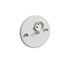 Luminaire outlet for ceiling flush 2P 6A 250V polar white thumbnail 2