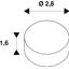 High-voltage socket, GU10 with 15cm power supply line thumbnail 2