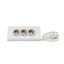 MOES TAB SUPPORT SCHUKO 3X2P+E 1 SWITCH 2XUSB A 1,5M PVC CORD WHITE thumbnail 29