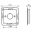 Centre plate for command devices A564 thumbnail 3