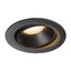 NUMINOS® MOVE DL XL, Indoor LED recessed ceiling light black/black 2700K 55° rotating and pivoting thumbnail 1