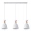 Cloe Linear Pendant Lamp 3xE27 White thumbnail 2