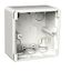 Exxact surface mounted box 1-gang high IP44 white thumbnail 3