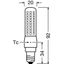 LED SPECIAL T SLIM DIM 7W 827 Clear E14 thumbnail 5