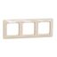 Sedna Design & Elements, Frame 3 gang, professional, beige thumbnail 2