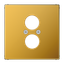 Centre plate for 2 loudspeaker sockets LS962GGO thumbnail 2