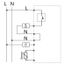 UP floor controller 10-40C, RAL1013 glossy 50x50, AC230V, 16 A, 1 NO contact, PWM / 2 point control, power switch, TA, LED displays, remote sensor thumbnail 4