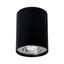 CHLOE GU10 SPOT SURFACE MOUNTED GU10 250V IP20 80x130mm BLACK round adjustable with round base thumbnail 1