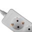 3-Way Schuko Mains Power Extension Schuko sockets, 45° angled thumbnail 2