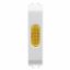 SINGLE INDICATOR LAMP - AMBER - 1/2 MODULE - GLOSSY WHITE - CHORUSMART thumbnail 2