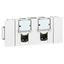 Double RJ45 socket Mosaic category 5e FTP soluclip accessory 3 modules white thumbnail 1