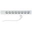 19" PDU, 8xSchuko, Profile PVC 1.25U, 2m-cable, RAL7035 thumbnail 2