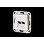 Modul wall outlet flush mounted trunking installation 2 port unequippe thumbnail 2