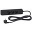 Unica extend - Schuko trailing lead - 3 gangs - with USB port - anthracite thumbnail 1