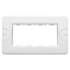 COMPACT PLATE - SELF-SUPPORTING - 4 GANG - CLOUD WHITE - SYSTEM thumbnail 1