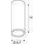 ENOLA_B ceiling lamp, CL-1, white, GU10, max. 35W thumbnail 4