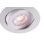 LED Slim Downlight 5W DIMM CCT 400Lm 50° CRI 90 Flicker-Free Cutout 70-75mm (Internal Driver Included) RAL9003 THORGEON thumbnail 3