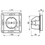 SCHUKO socket w. overv.protection A521UF thumbnail 3