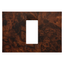 VIRNA PLATE - IN TECHNOPOLYMER - 1 GANG - ENGLISH WALNUT - SYSTEM thumbnail 1