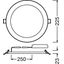 DOWNLIGHT SLIM ALU 205 22 W 4000 K WT thumbnail 2