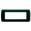 TOP SYSTEM PLATE - IN TECHNOPOLYMER GLOSS FINISHING - 6 GANG - RACING GREEN - SYSTEM thumbnail 2