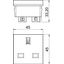 STD-BS0 RW1 Socket 0°, single British Standard 250V, 13A thumbnail 2