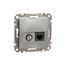 Data + TV sockets, Sedna Design & Elements, RJ45 CAT6 UTP, professional, Aluminium thumbnail 3