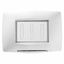 WATERTIGHT PLATE ITALIAN STANDARD - 3 GANG IP55 - WHITE - CHORUSMART thumbnail 2