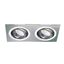 Helium Double Recessed Light 2xGU10 Black thumbnail 6